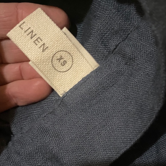 notPERFECTLINEN City Skirt Grey-Blue A-Line Skirt - Picture 9 of 10